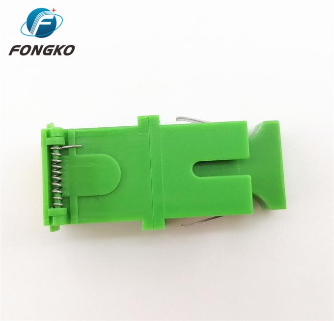 Simplex Green Shell Singlemode SC/APC Auto Shutter Adapter SC Fiber ...