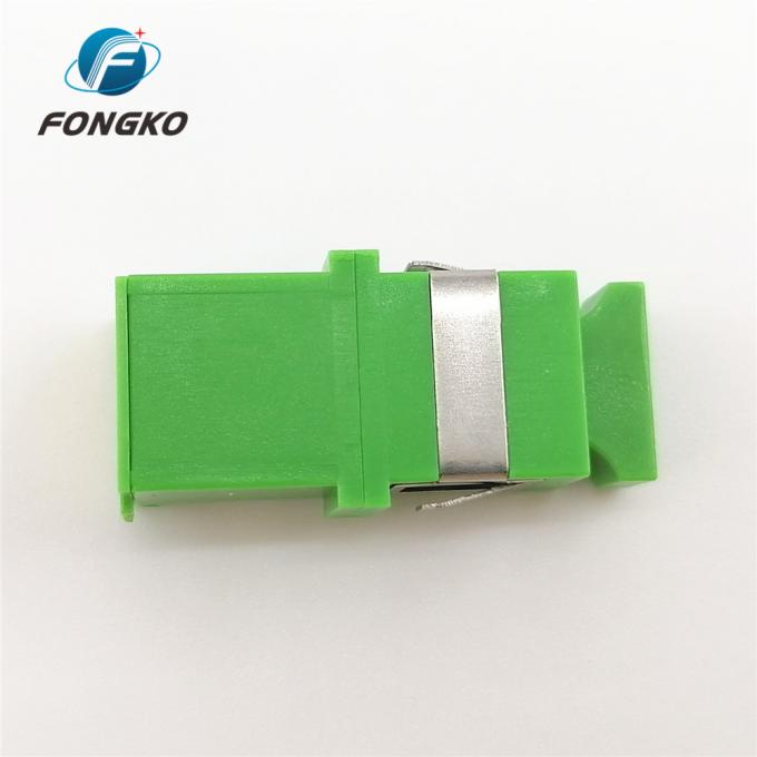 Simplex Green Shell Singlemode SC/APC Auto Shutter Adapter SC Fiber ...