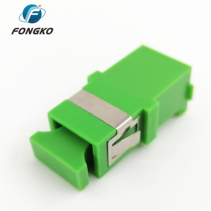 Simplex Green Shell Singlemode SC/APC Auto Shutter Adapter SC Fiber ...