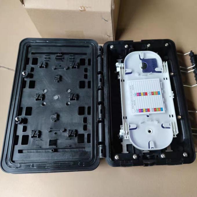 1x8 LGX Splitter Aerial Junction Box IP65 Fiber Splice Enclosure ThreeTier 24 Cores
