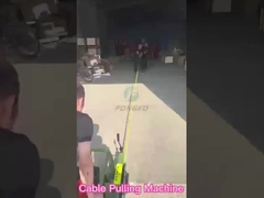 Gasoline Fiber Optic Cable Pulling Machine For 45mm Diameter