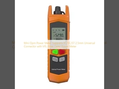 Mini Opm Power Meter Supports FC/SC/ST 2.5mm Universal Connector with VFL Fiber Optic Power Meter 