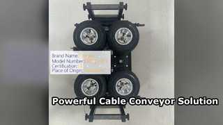 Heavy Duty Cable Conveyor for Large Diameter Cables