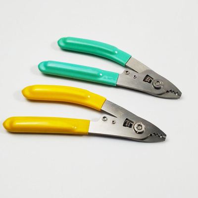 Three Hole Stainless Steel Fiber Optic Stripper FTTH Tools Miller Wire Cutter