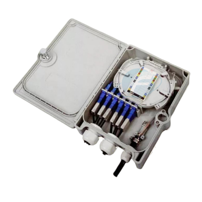 12 Cores Fiber Optic Distribution Box , SC APC UPC Coupler NAP CTO Box