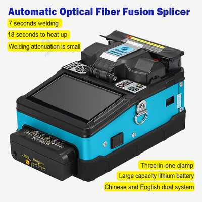 FTTH 7S Welding Fiber Optic Splicing Machine , FONGKO Optical Fiber Fusion Splicer
