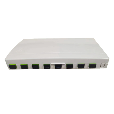 FONGKO 8 Ports FTTH Fiber Optic Termination Box , Faceplate SC Shutter Adapter