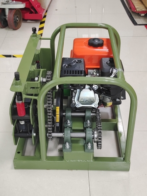 Gasoline Fiber Optic Cable Pulling Machine For 45mm Diameter