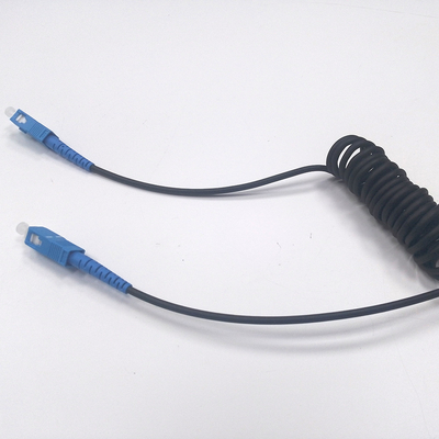 SC / UPC - SC / UPC 0.9mm Fiber Optic Patch Cord Simplex Singlemode
