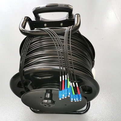 FONGKO Optical Cable Winding Reel Portable Field Optical Fiber Jumper Winding Car Pull Rod Mobile Cable Winding Reel