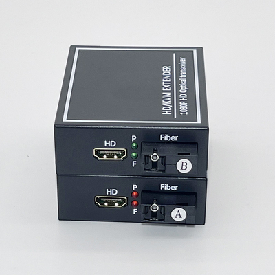 FONGKO Optical Extender HD to MI Fiber Optic Converter HD/KVM EXTENDER 1080P HD Optical Transceiver