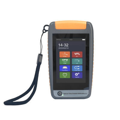 FONGKO 1310/1550nm 22/20dB Mini OTDR Optical Time Domain Reflectometer Integrated VFL OPM LS Handheld Fiber Optic Cable Tester