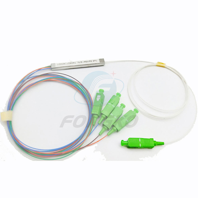 Sc To Apc Ftth Mini Fiber Cable Splitter 1x4 Optical Plc Splitter