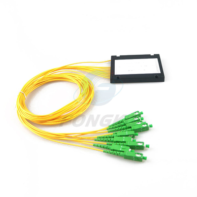 Multimode Ftth Drop Cable Fiber Optic Splitter 2Mm 3Mm Sc Apc 1x8
