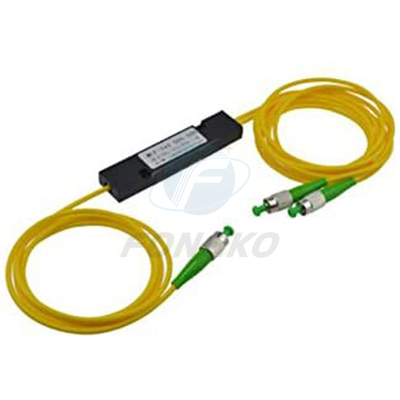 Wholesales high quality Optic fbt ABS coupler FC/APC 1x2 fiber optical splitter 1310nm or 1550nm or  1490nm
