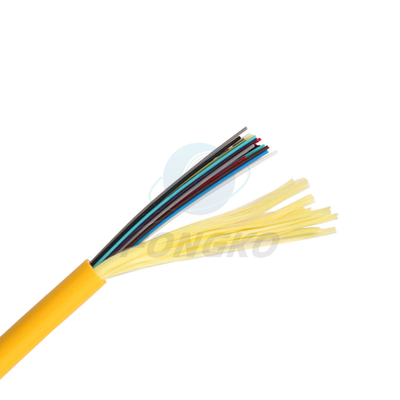 24F G652D Indoor Distribution Fiber Optic Cable PVC Jacket For CCTV 24 CORE