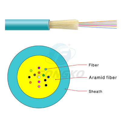 FONGKO Gjfv Indoor Fiber Optic Cable Mini Bundle 24Core for Communication