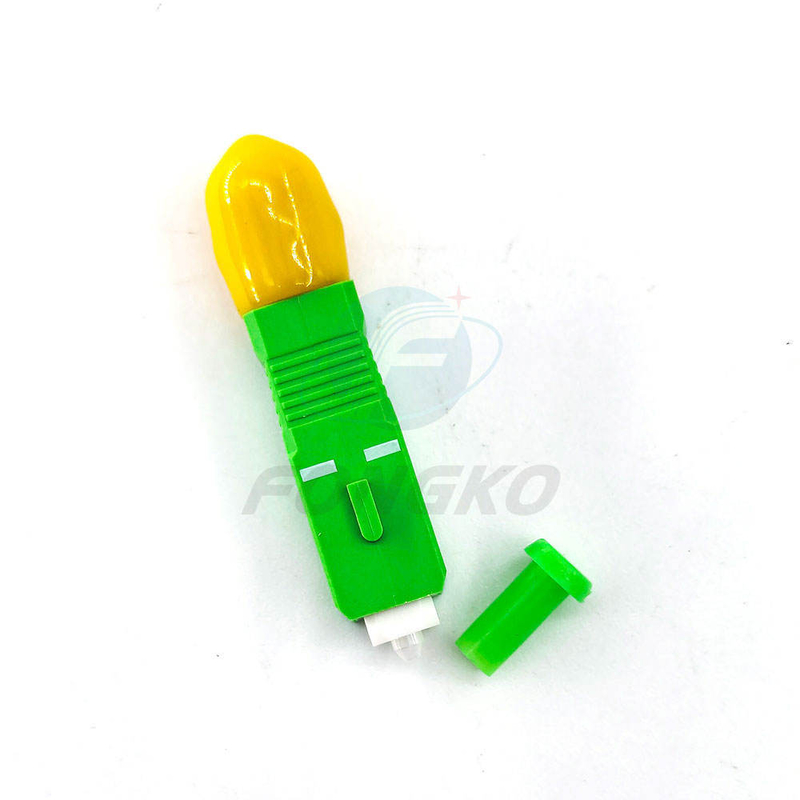 Fiber optic conversion adapter ST/APC female to SC/APC male simplex ...