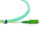 Ftth 1.6mm 1M Length Optic Fiber Patch Cord Aqua Blue Cable Jumper