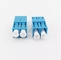 Unibody Shell Coupler Fiber Optical Adapter Duplex LC / UPC to LC / UPC Plastic Buckle
