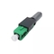 SC APC Fiber Optic Fast Connector , FTTH Quick Field Install Mechanical Connector