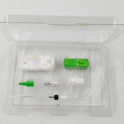 FONGKO Splice SC APC Fast Connector , Hot Melt Fiber Optic Quick Connector