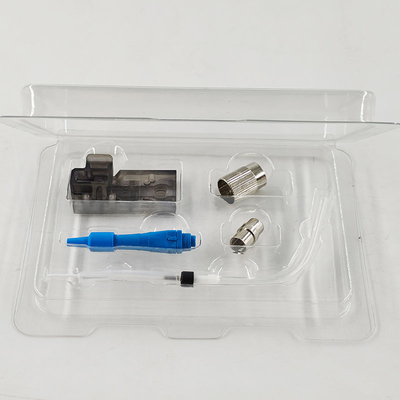 FTTH Splice On Connectors , FC UPC Hot Melt Fiber Optic Fast Connector