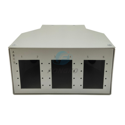 IP55 Ftth Terminal Box , Mini Fiber Optic Patch Panel 12 Ports