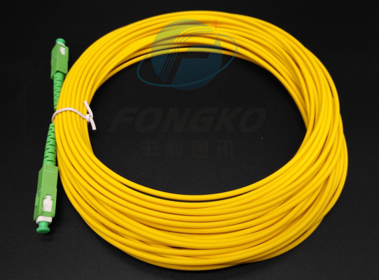 G.657A1 OM3 OM4 Multimode Fiber Optic Patch Cord FTTH With SC LC FC ST Connector