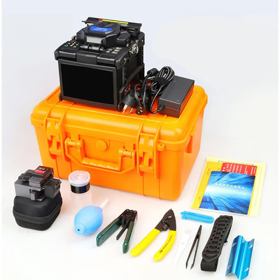 FTTH G 657 Fusion Fiber Optic Splicer With Fiber Cutter Cleaver