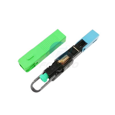 SC APC UPC Fiber Optic Fast Connector FTTH Optical Coupler For Drop Cable