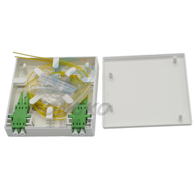 86Type Fiber Optic Termination Box FTTH Wall Outlet With SC LC Simplx Adappters