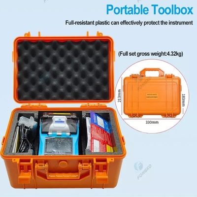 Fiber Optic Fusion Splicer FTTH Optical Fibre Wielding Fusion Splicing Machine