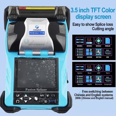 Fiber Optic Fusion Splicer FTTH Optical Fibre Wielding Fusion Splicing Machine