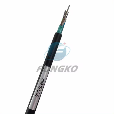 GYTS Fiber Optic Cable Outdoor Network with 24-72 Cores and 8.0-10 mm Diameter