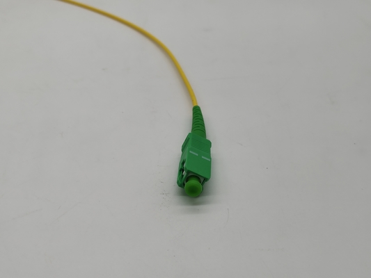 SC/APC To SC/APC Fiber Optic Patch Cord MM SM Simplex 9/125 G652D G657A Optical Cable