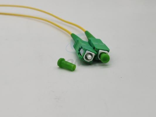 SC/APC To SC/APC Fiber Optic Patch Cord MM SM Simplex 9/125 G652D G657A Optical Cable