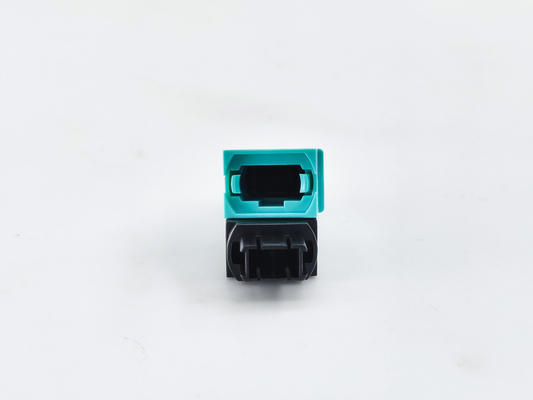OM3 MPO Fiber Optic Adapter APC UPC FTTH Adaptor Aqua Optical Coupler