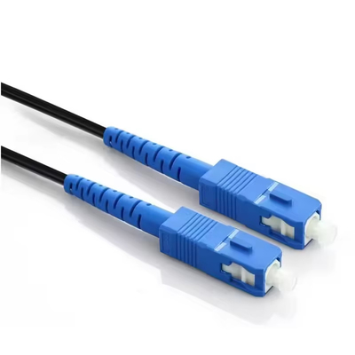 SC UPC APC Fiber Optic Patch Cord SM Simplex G652D G657A Optical Drop Cable