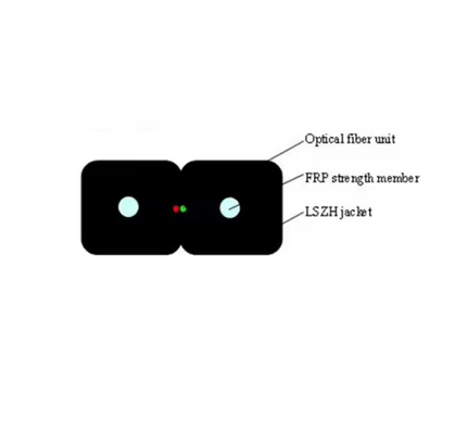 SC UPC APC Fiber Optic Patch Cord SM Simplex G652D G657A Optical Drop Cable