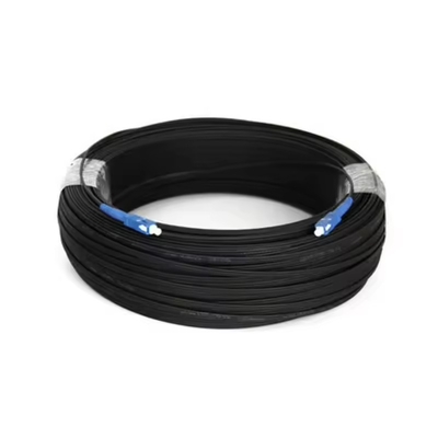 SC UPC APC Fiber Optic Patch Cord SM Simplex G652D G657A Optical Drop Cable