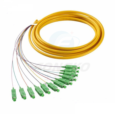 12F FTTH Fiber Optic Pigtails SC APC UPC SM G.657A1 Fibre Optica Cable