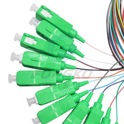 12F FTTH Fiber Optic Pigtails SC APC UPC SM G.657A1 Fibre Optica Cable