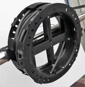 ADSS Fiber Cable Cord Storage Reel with Stand Plastic Bracket Overhead Unit Fiber Storage Rack