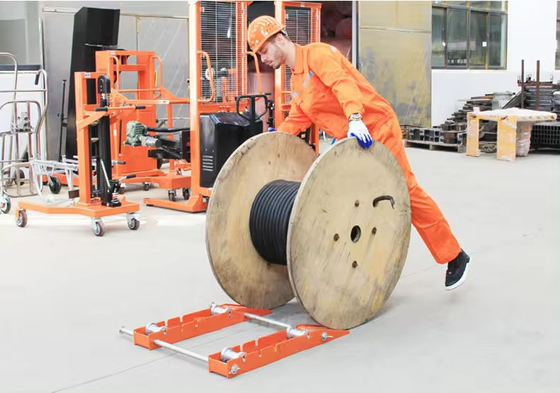 Fiber Tray Cable Roller Fiber Pay-off Rack Optical Cable Holder Pay-off Reel Wire Tray