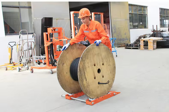 Fiber Tray Cable Roller Fiber Pay-off Rack Optical Cable Holder Pay-off Reel Wire Tray