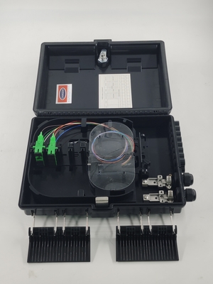 Outdoor 16 Core Fiber Optic Termination Box With SC Splitter Nap Ftth Fiber Distribution Box Fiber Termination Box