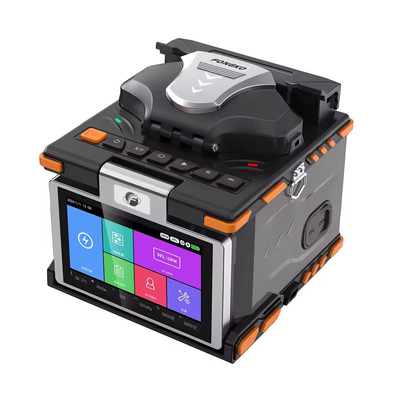 FTTH Fiber Optic Welding Splicing Machine 6 Motors Optical Fiber Fusion Splicer