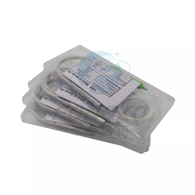 1*8 SC APC Fiber Optic PLC Splitter 1:8 Steel Tube FTTH Mini Optical PLC Splitter