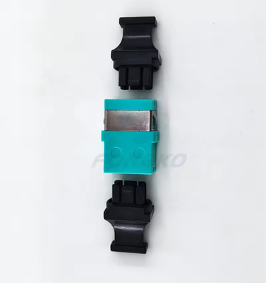 MPO Simplex Fiber Adapter Optical Coupler No Flange OM3 Fiber Optic Adapter
